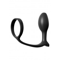 Anal Fantasy Ass Gasm Cock Ring Beginners Black cockring & plug dilatatore anale in silicone