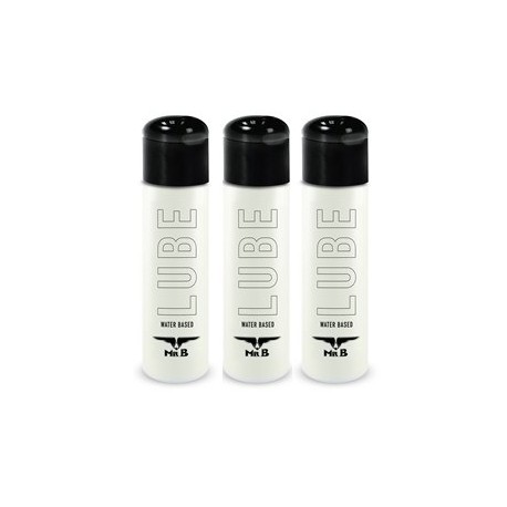 Mister B Lube 90 ml. (3 flaconcini da 30 ml. tascabili) lubrificante intimo a base acquosa