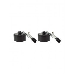 Alligator Clamps With Weight 200 gr. coppia di pinze tortura capezzoli dotati di un peso collegato