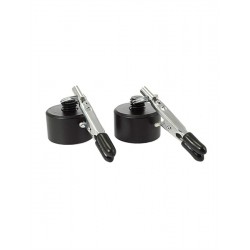 Alligator Clamps With Weight 100 gr. coppia di pinze tortura capezzoli dotati di un peso collegato