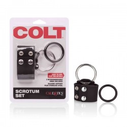 COLT Ball Spreader Set cockring con due anelli intercambiabili e un ballstretcher