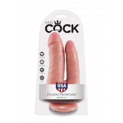 King Cock Double Penetrator doppio dildo XL fallo realistico