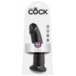 King Cock Black dildo fallo realistico (9.00 inch)