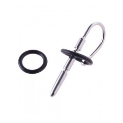 Black Label Stainless Steel Silicone Urethral Stretcher Half Dump sonda uretrale realizzato in acciaio inossidabile