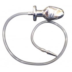 Black Label Stainless Steel plug anale con sonda per gli amanti del pissing in acciaio inox