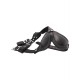 Mister B Deluxe Blindfold With Straps maschera chiusa leather in pelle