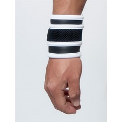 Mister B Neoprene Wrist Wallet Black White portafoglio in neoprene
