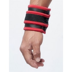 Mister B Neoprene Wrist Wallet Black Red portafoglio in neoprene