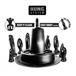 Hung System Easy Squat with Dildo base per dildo falli plug anali + plug anale in omaggio