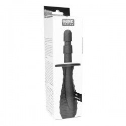 Hung System Handle Plug 05 Black manico con attacco per sex toys dido e plug anali