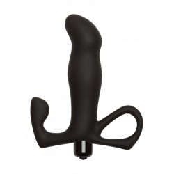 OptiMALE Vibrating P Massager Black massaggiatore della prostata vibrante  in silicone nero