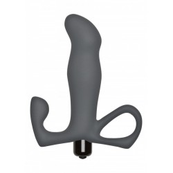 OptiMALE Vibrating P Massager Grey massaggiatore della prostata vibrante  in silicone grigio