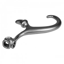 Oxballs Alien Tail Butt Plug With Built In Cocksling Steel cockring e ballstretcher estensibile, plug anale e coda