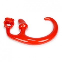 Oxballs Alien Tail Butt Plug With Built In Cocksling Red cockring e ballstretcher plug anale e coda