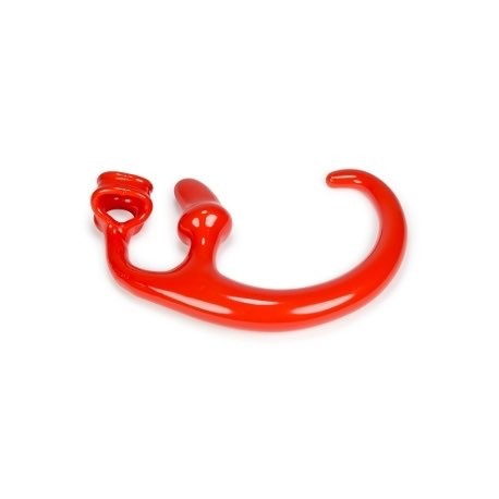 Oxballs Alien Tail Butt Plug With Built In Cocksling Red cockring e ballstretcher plug anale e coda