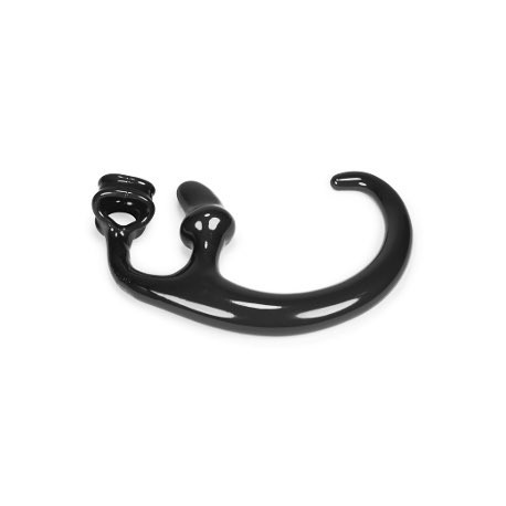 Oxballs Alien Tail Butt Plug With Built In Cocksling Black cockring e ballstretcher plug anale e coda