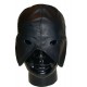 Mister B Leather Slave Hood maschera con fori per occhi in leather pelle chiusura sul reto con lacci