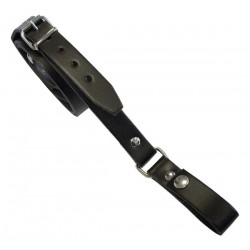 Mister B Leather Sam Browne Belt bretella unica trasversale colore nero