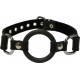 Mister B O Ring Mouth Gag bavaglio con anello in gomma e cinghie regolabili leather pelle 