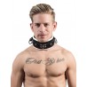 Mister B Slave collar white padding collare morbido per restrizioni