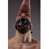 Mister B Leather Strap On Piss Gag bavaglio leather per pissing in pelle