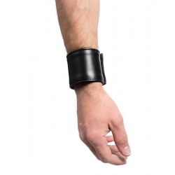 Mister B Leather Small Wrist Wallet With Zip bracciale con portafoglio interno con zip in leather pelle