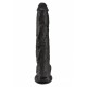 King Cock 35,55 cm. (14.00 inch) Black with Balls dildo XXL fallo realistico nero