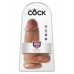 King Cock 22,86 cm. (9 inch) Chubby Caramel dildo XL fallo realistico