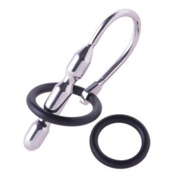 Black Label Stainless Steel Silicone Urethral Strectcher Fat Boy sonda uretrale realizzato in acciaio inossidabile