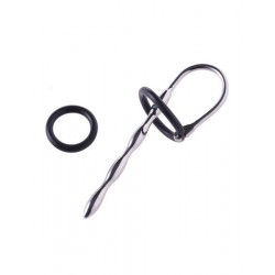 Black Label Stainless Steel Silicone Urethral Strectcher Wavey sonda uretrale realizzato in acciaio inossidabile