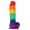 NS Novelties Colours Pride Edition 5 Inch Dildo fallo realistico in silicone rainbow