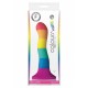 NS Novelties Colours Pride Edition 6 Inch Wave Dildo fallo in silicone arcobaleno
