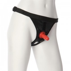 Vac-U-Lock CodeBlack Ultra Harness With Plug Black mutanda imbragatura con sistema Vac-U-Lock nero