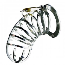 Black Label The Spiked Cock Cage gabbia di castità pene in acciaio inox