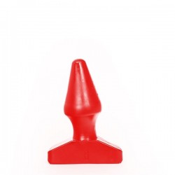 All Black Plug ABR77 plug 15,5 cm. dilatatore anale rosso