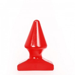 All Black Plug ABR79 17 cm. dilatatore anale rosso