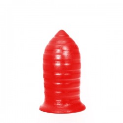 All Black Plug ABR85 16 cm. dilatatore anale rosso