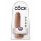 King Cock (7.00 inch) 17.80 cm. With Caramel dildo fallo realistico caramel