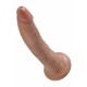 King Cock 17,78 cm. (7.00 inch) Caramel dildo fallo realistico 