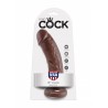 King Cock (8.00 inch) 20,3 cm. Brown dildo fallo realistico