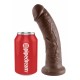 King Cock (8.00 inch) 20,3 cm. Brown dildo fallo realistico