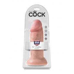 King Cock (10 inch) 25 cm. Chubby Flesh dildo XL fallo realistico