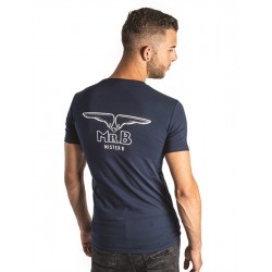 Mister B T-Shirt Navy cotone blue