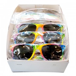 Gay Pride Rainbow Sunglasses 20 Pcs. 2 Styles 10 Pcs. Each confezione offerta con 20 occhiali di 2 diversi modelli (10+10)