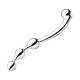 Black Label Multi Stim Stainless Steel Pleasure Wand doppio dildo in acciaio inox