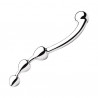 Black Label Multi Stim Stainless Steel Pleasure Wand doppio dildo in acciaio inox