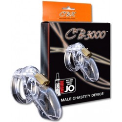 CB-3000 Chastity Cage Clear 76 mm. x 37 mm. gabbia di castità per il pene