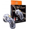 CB-Curve Chastity Cage Clear 95 mm. x 38 mm. gabbia di castità per il pene