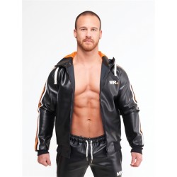 Mr Riegillio MR Tracksuit Jacket Black Orange giubbotto tuta