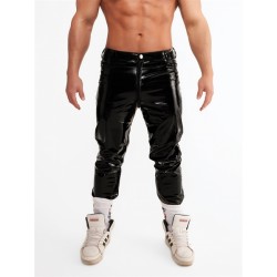 Mr Riegillio PVC Full Zip Pants pantaloni tuta in PVC lucidi